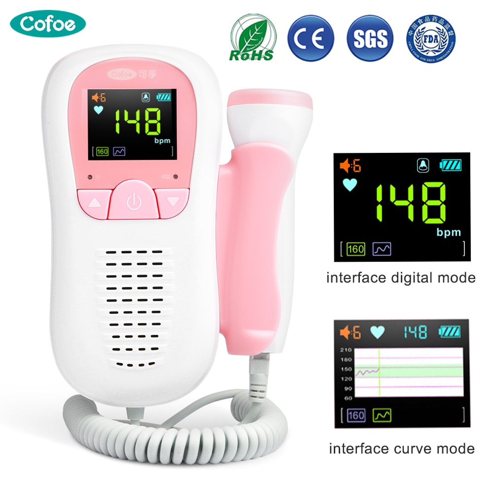 Pocket Fetal Doppler Heart Monitor